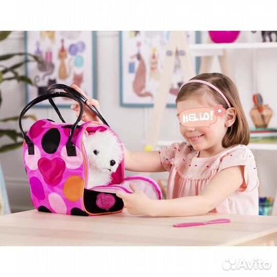 Новая милая Pucci Pups собачка в сумке переноске