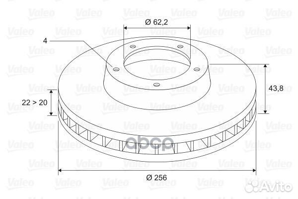 Диск тормозной Hyundai Solaris IV (2010) 29745