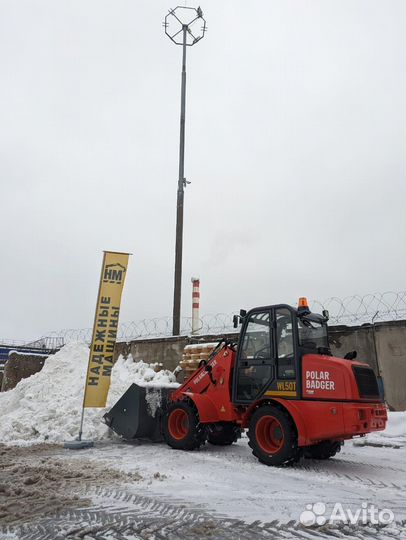 Мини-погрузчик Polar Badger WL50T, 2023