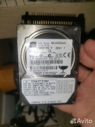 Жёсткий диск 2.5 IDE