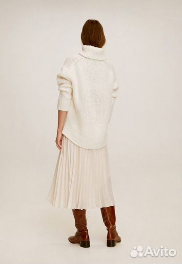 Свитер с горлом шерсть альпака новый