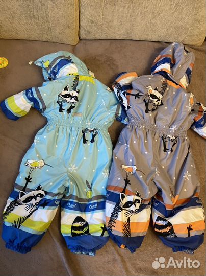 Зимний комбинезон 86 для двойни