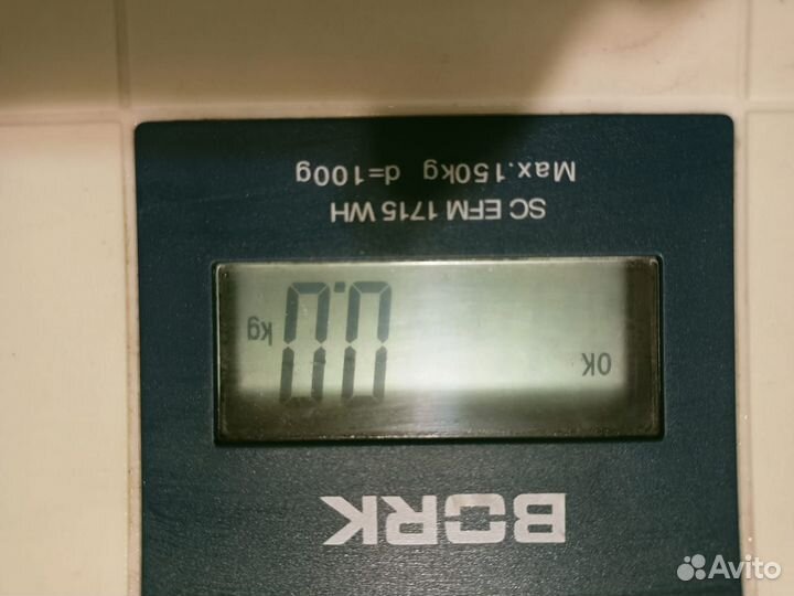 Весы напольные электронные Bork sc efm 1715 wh