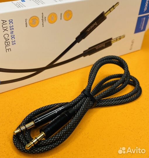 Аудиокабель hoco UPA19 чёрный