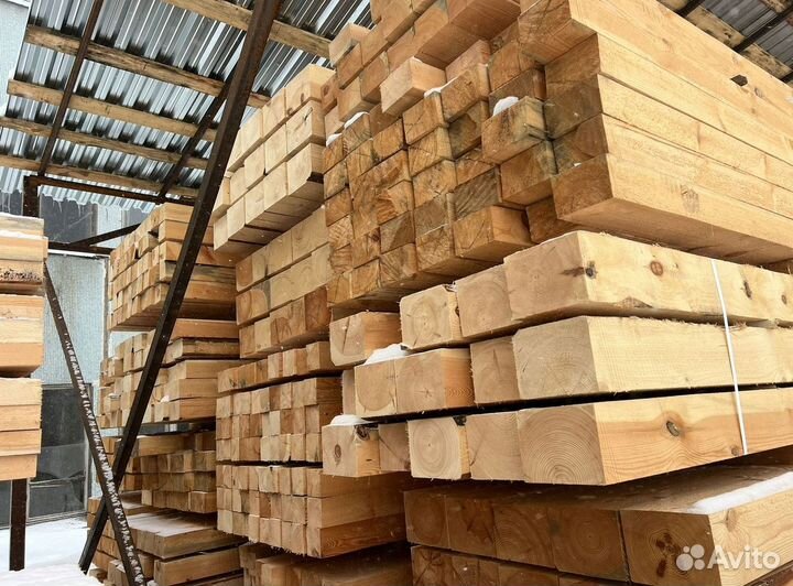 Брус обрезной 150х200х6000мм 1 сорт ГОСТ