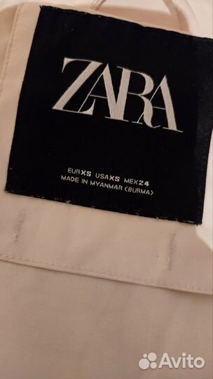 Пуховик Zara женский 42- 44разм