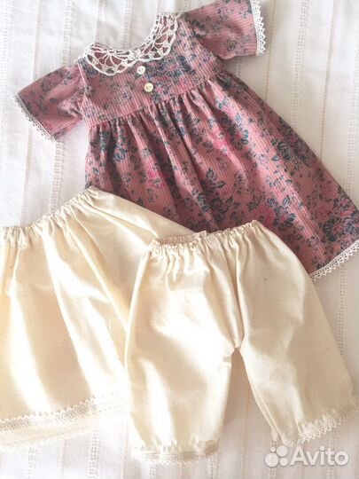 Платье для антикварной куклы