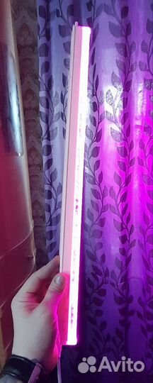 Лампа розовая