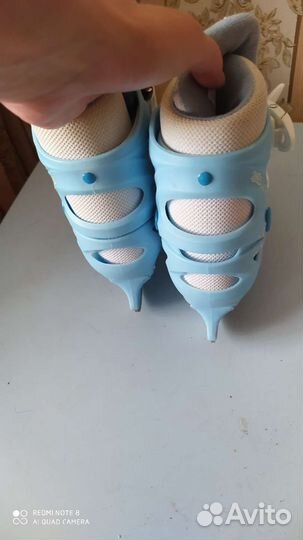 Коньки nordway раздвижные для девочки 27-30