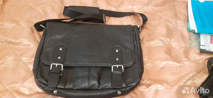 Kanzler портфель-сумка натуральная кожа