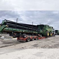 Уборка урожая, комбайнами John Deere, соя, Ростов-на-Дону