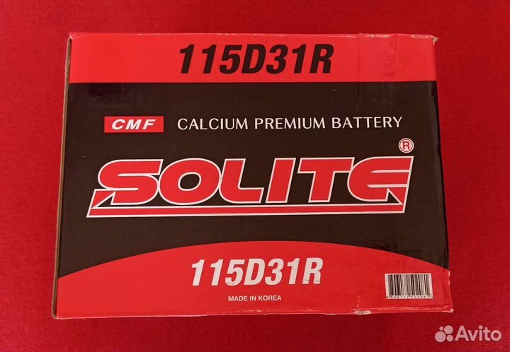 Аккумулятор 115D31R Solite