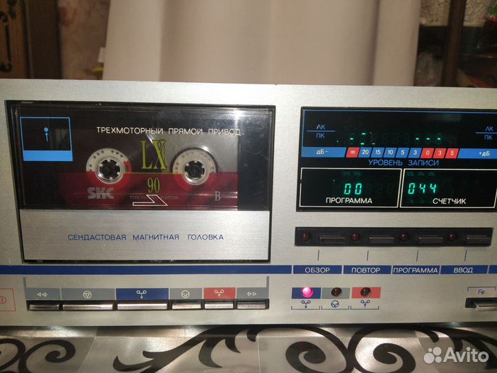 Дека кассетная Вега мп120