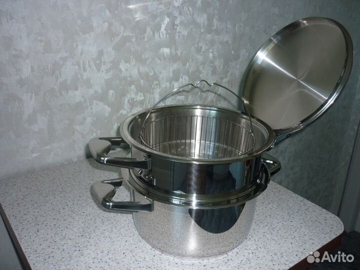 Пароварка zepter + сервировочные миски