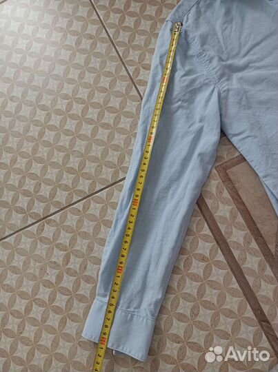 Рубашка школьная голубая для мальчика 152