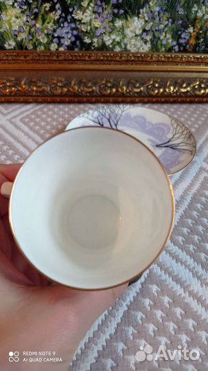 Кофейная пара костяной фарфор ифз