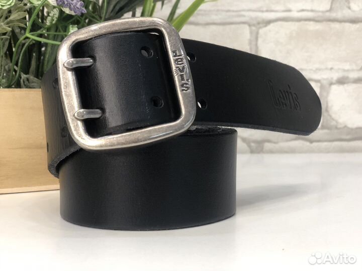 Мужской кожаный ремень