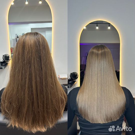 Кератиновое выпрямление волос/ботокс