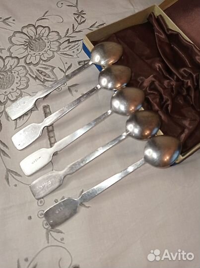 Чайные ложки мельхиор СССР