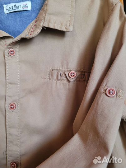 Набор красивых школьных рубашек на мальчика 128