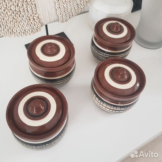 Горшочки для запекания керамические набор