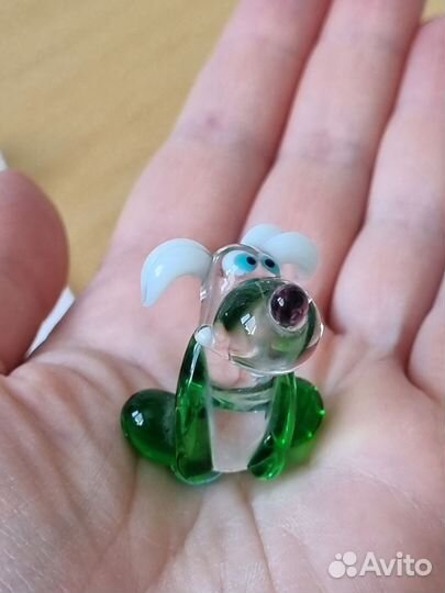 Сувенир из стекла Собачка