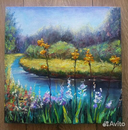 Картина. Лесной пейзаж