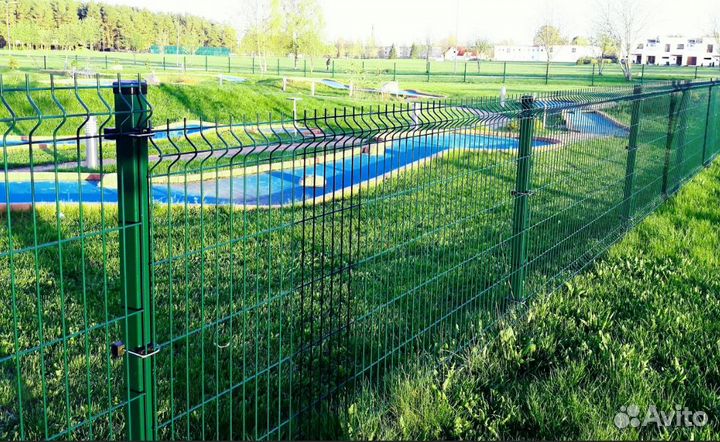 Забор из 3D сетки 40 метров