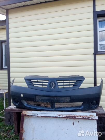 Продам бампер передний рено логан 1