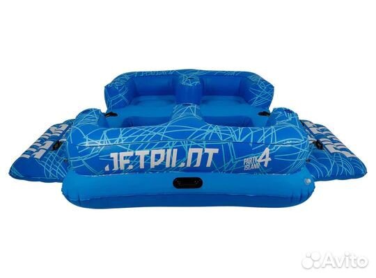 Надувной остров для отдыха Party Island Blue