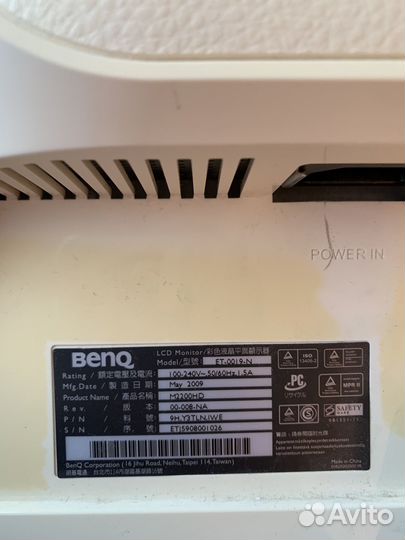 Монитор benq