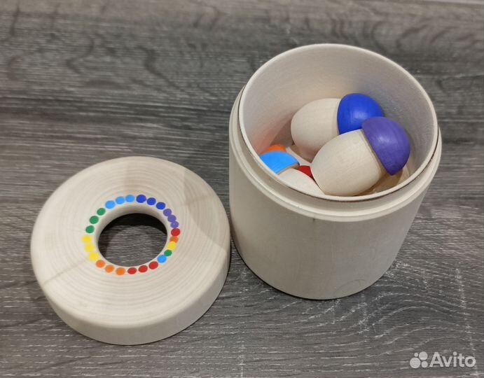 Бочонок деревянный с грибочками