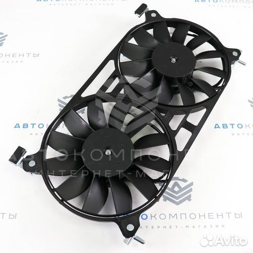 Электровентилятор в сборе с кожухом Лада Нива 4x4
