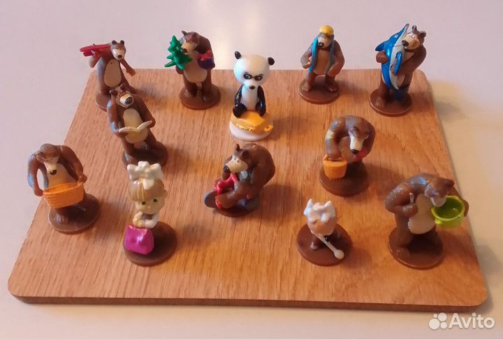 Игрушки из киндера и чупа чупс