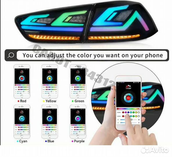 Тюнинг фонари lancer 10