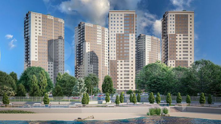 3-к. квартира, 57,2 м², 21/24 эт.