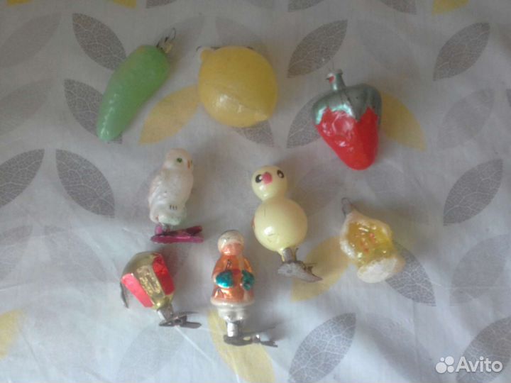 Елочные игрушки 40х годов