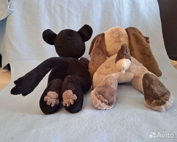 Мягкая игрушка кролик и пантера