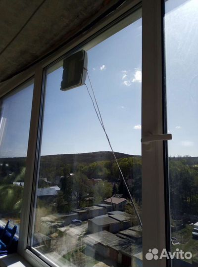 Робот мойщик окон. Мытье окон