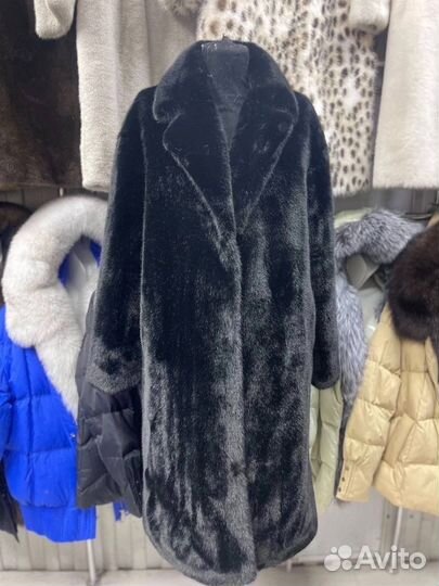 Шуба эко норка 44/46 46/48