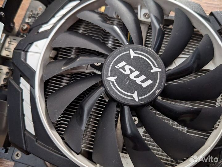 Видеокарта MSI gtx1070 armor 8 Gb