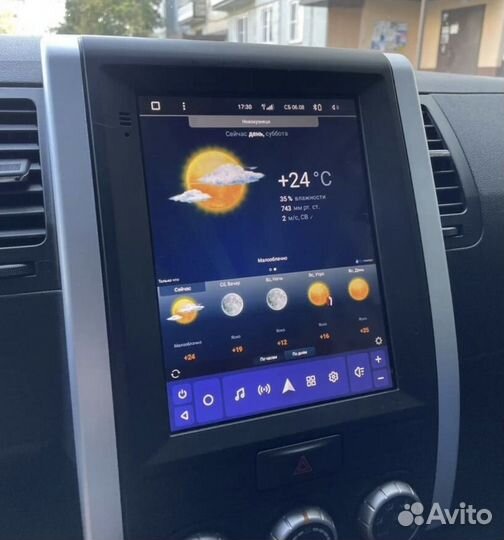 Магнитола Андроид Nissan X Trail t31 Tesla 2/32