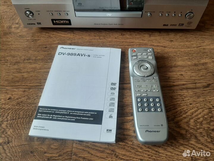 CD/DVD/sacd/DVD-audio проигрыватель Pioneer DV989A
