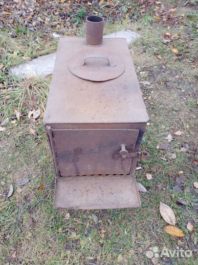 Печь буржуйка для гаража бу