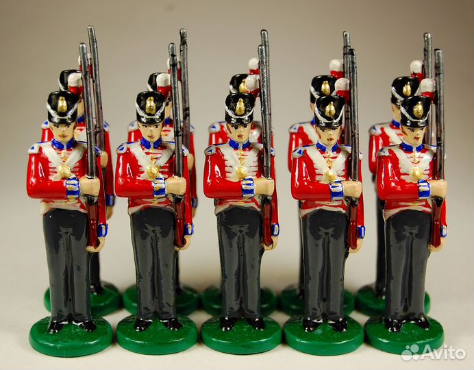 Солдатики оловянные. Пехота Великобритании 1812 г