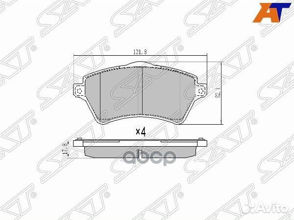 Колодки тормозные перед land rover freelander