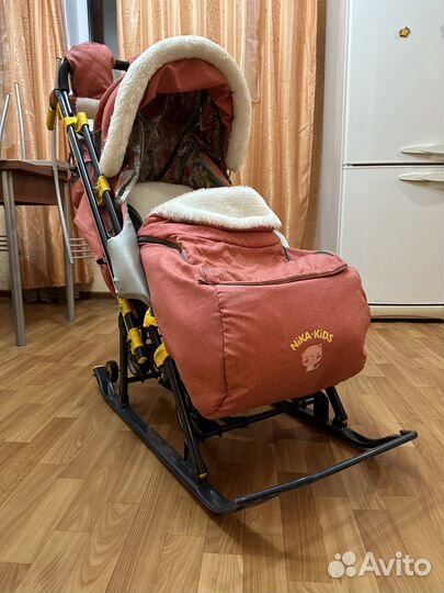 Санки коляска nika