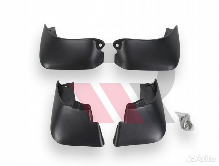 Брызговики Nissan Note 12 1м 12-16г Черные