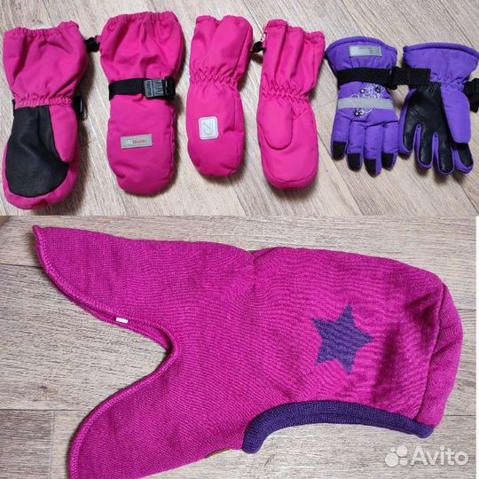 Новые варежки (краги) Reima