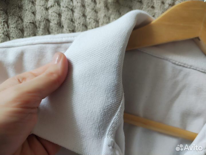 Футболка поло белая мужская 52 размер